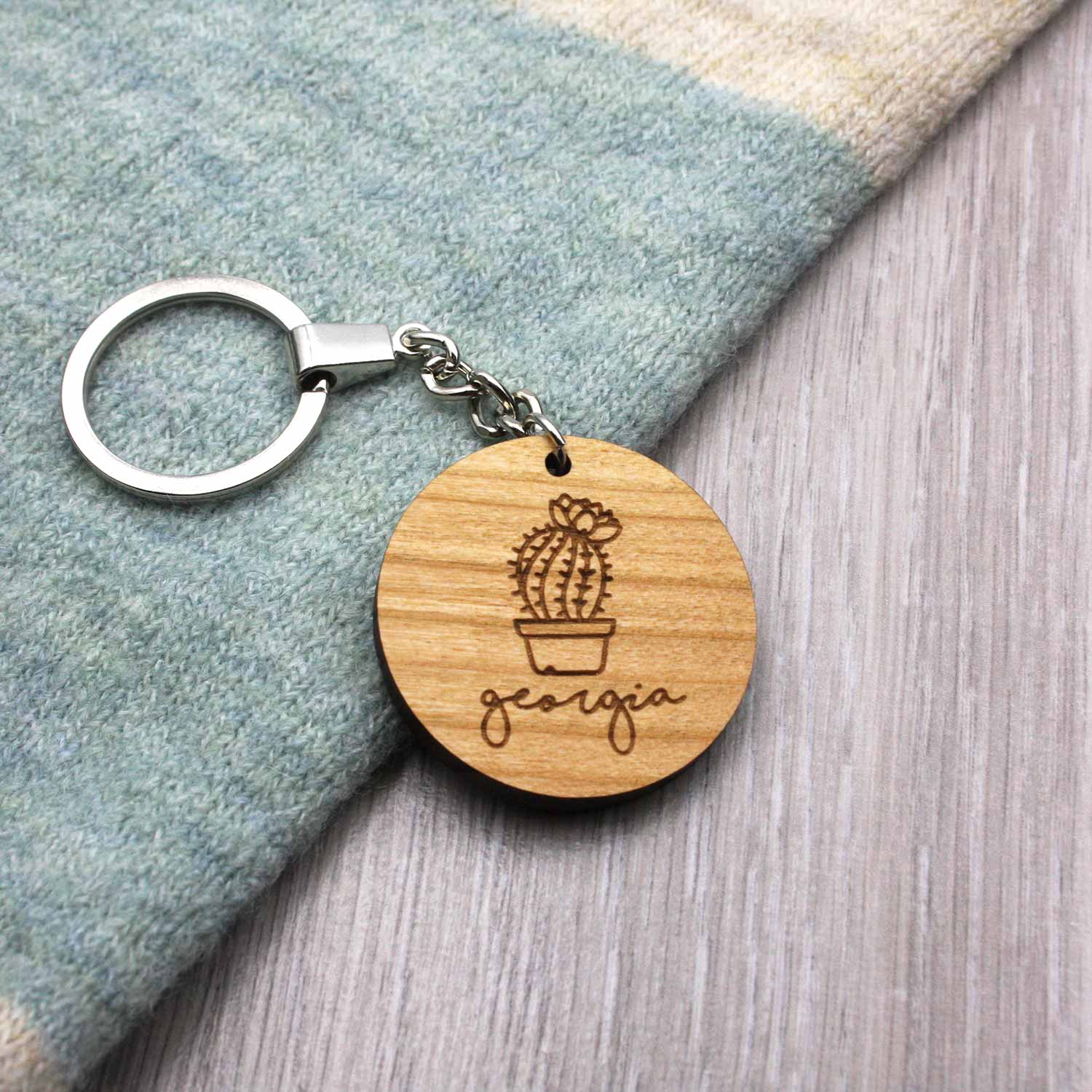 Cactus keyring sale